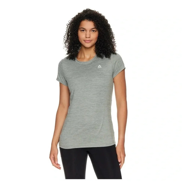 New Reebok Women's Legacy Performance Top with Short Sleeves - Picture 1 of 5